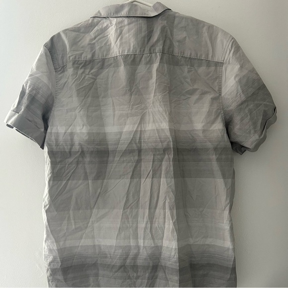 Calvin Klein Grey Striped Dress T-Shirt - Picture 3 of 3